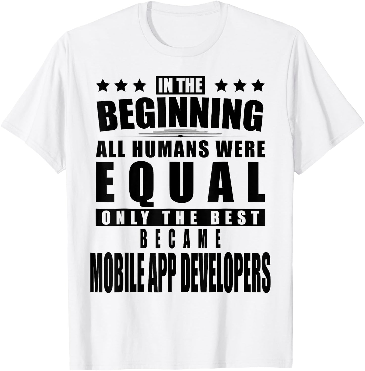 Mobile App Developer - Funny Personalized Gift T-Shirt - T-Shirt | White