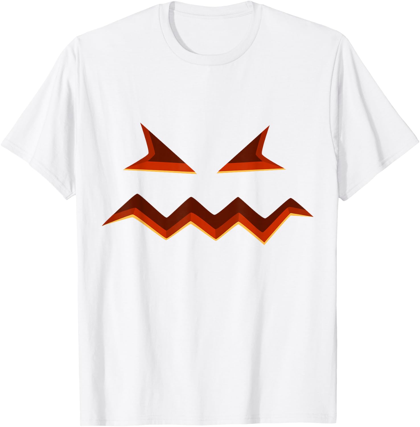 Pumpkin Jack O Lantern Face Jackolantern T-Shirt - T-Shirt | White