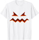 Pumpkin Jack O Lantern Face Jackolantern T-Shirt - T-Shirt | White