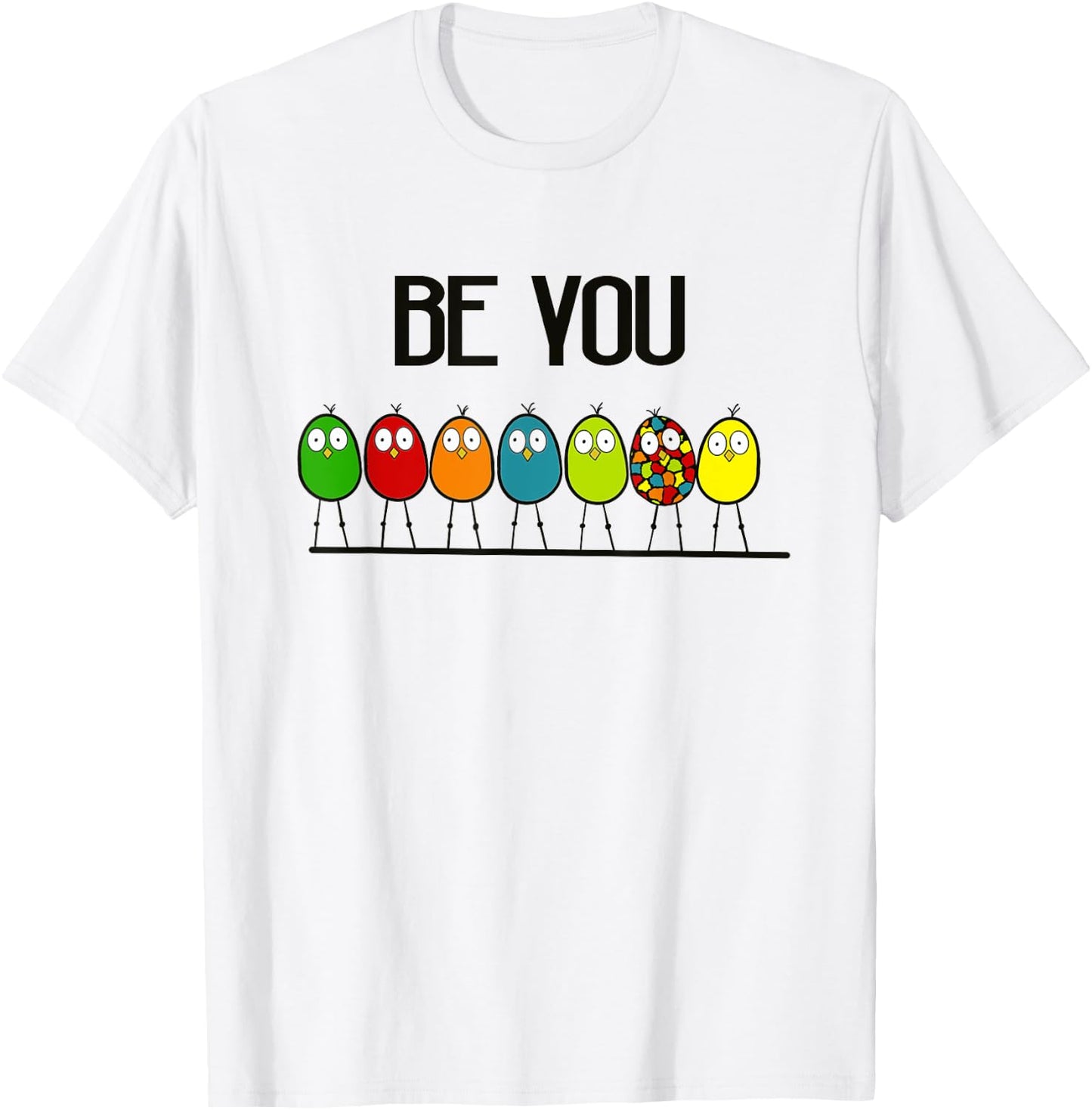 Delightfully Different World Be Yourself, Be You T-Shirt - T-Shirt | White