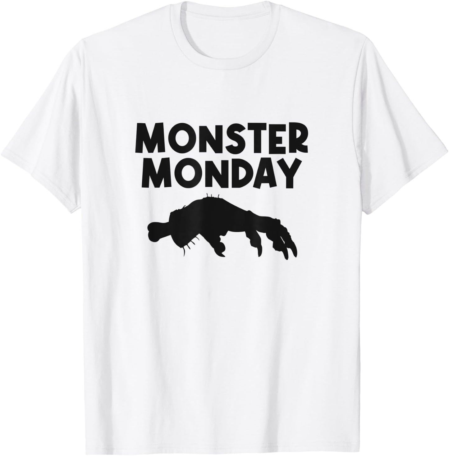 Day Of The Week Easy Halloween Costume Monster Monday T-Shirt - T-Shirt | White
