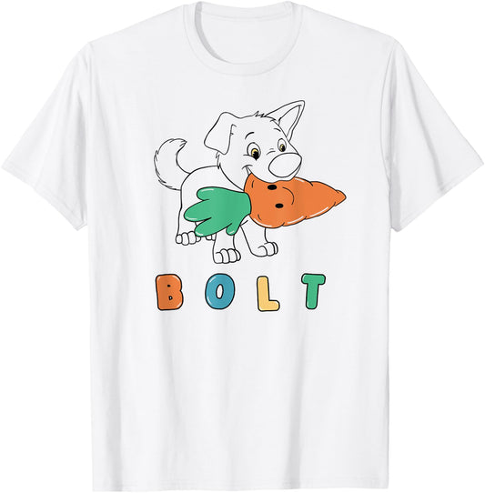 Disney Bolt International Dog Day Carrot Pup T-Shirt - T-Shirt | White