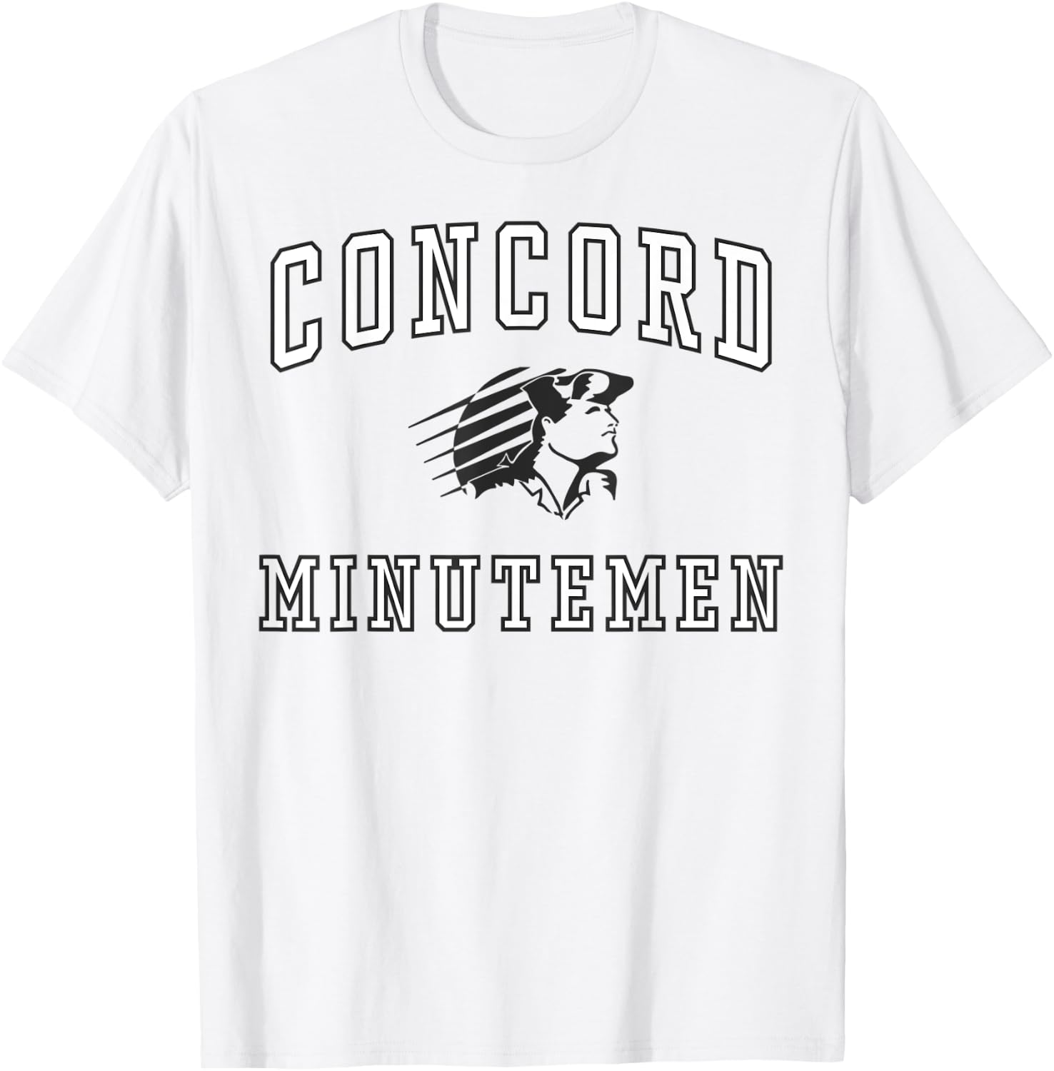 Concord High School Minutemen C1 T-Shirt - T-Shirt | White