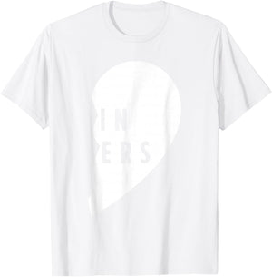 Twin Sisters Shirt Heart Half Matching Set - #2 of 2 T-Shirt - T-Shirt | White