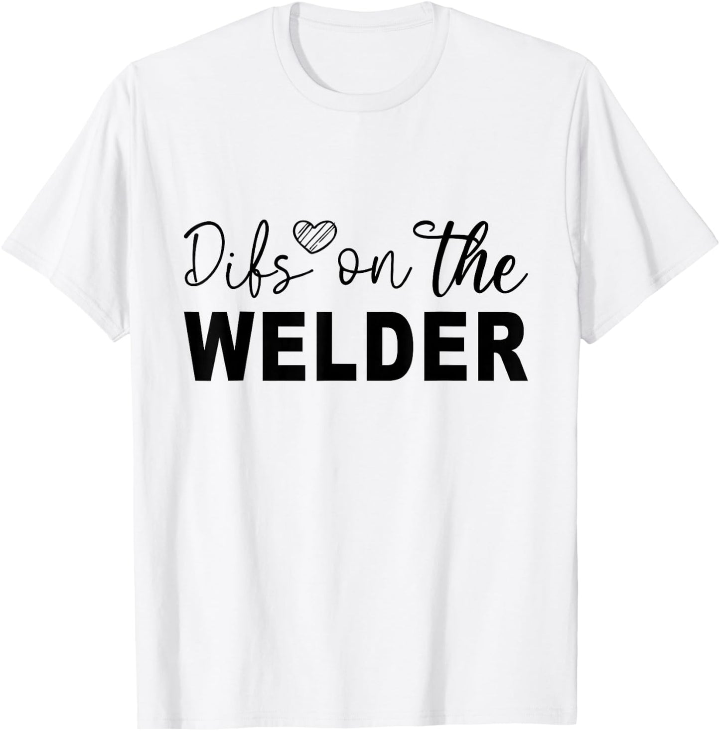 Funny sarcastic Dibs on the Welder Essential T-Shirt - T-Shirt | White