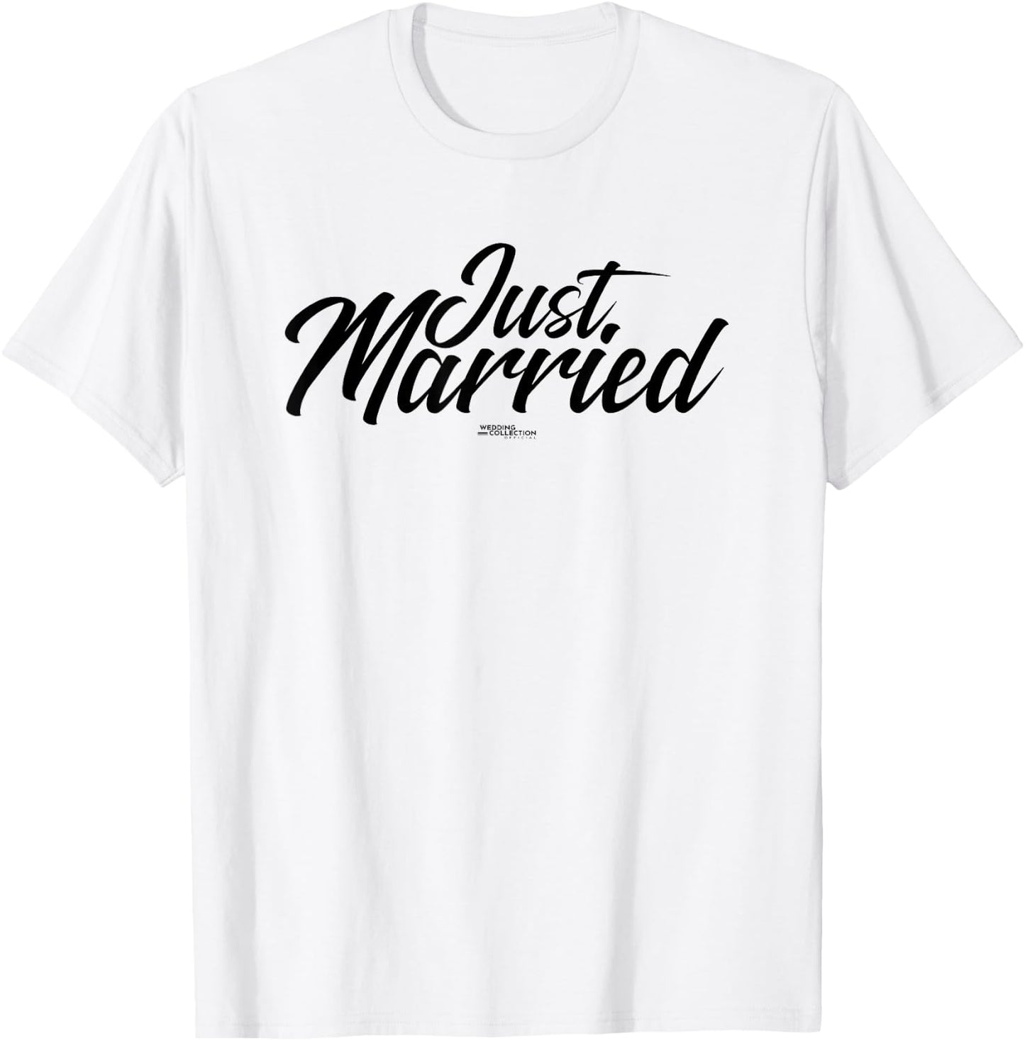 Just Married Wedding T-Shirt - T-Shirt | White
