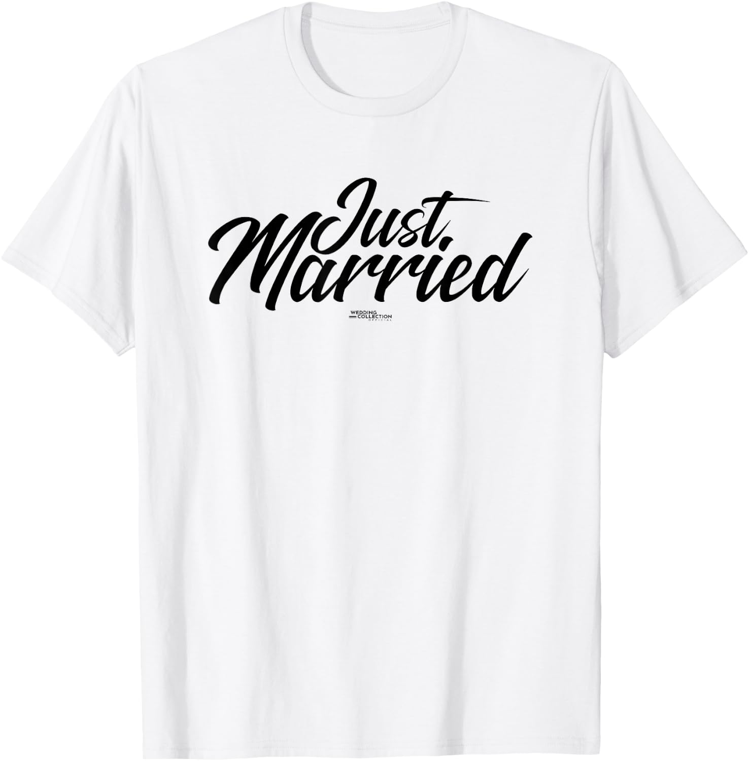 Just Married Wedding T-Shirt - T-Shirt | White