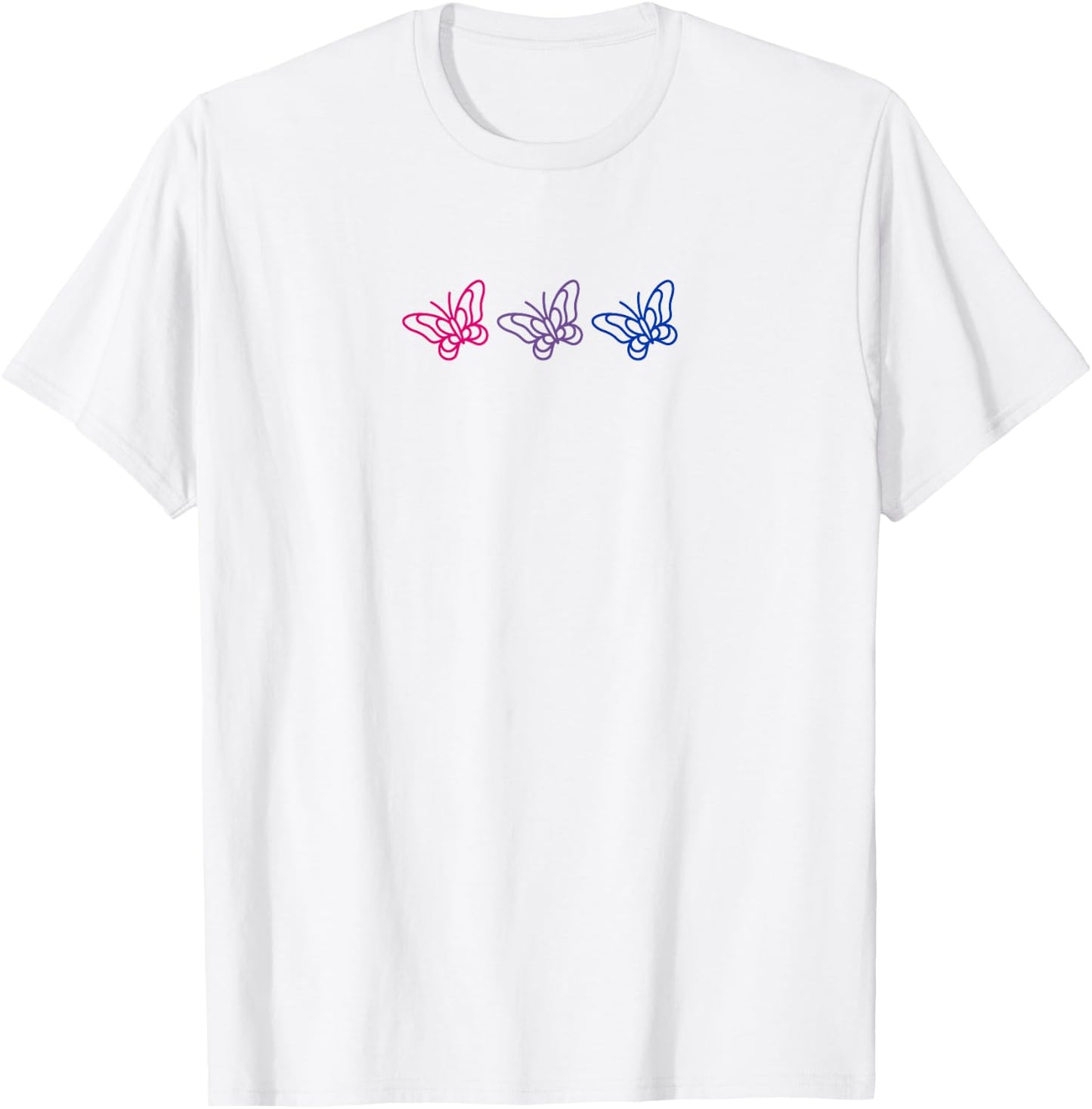 Bisexual Pride Shirt Subtle Bi Pride Gay Pride T-Shirt - T-Shirt | White