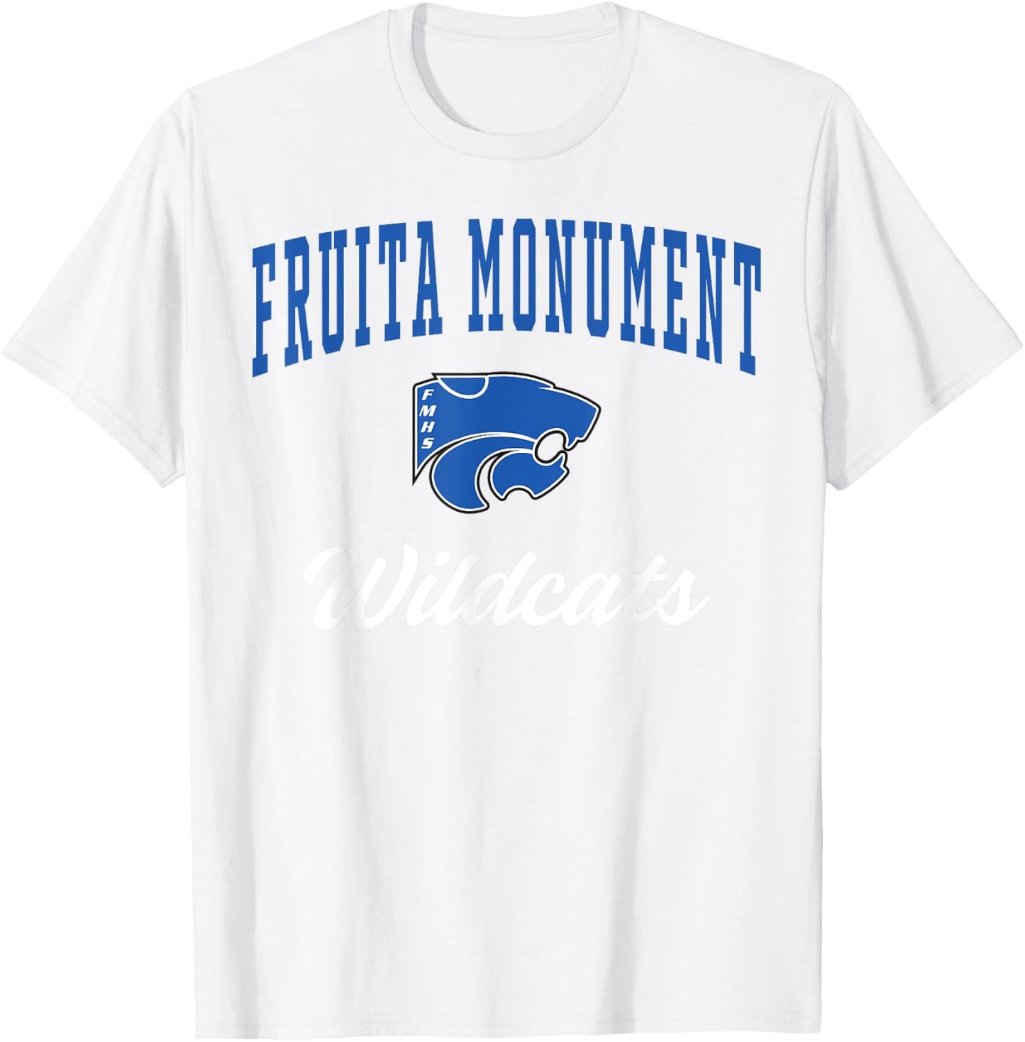 Fruita Monument High School Wildcats T-Shirt - T-Shirt | White