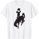 Bucking Bronco Cowboy Horse Gift T-Shirt - T-Shirt | White