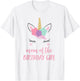 Cute Unicorn Mom Shirt, Mom of the Birthday Girl T-Shirt - T-Shirt | White