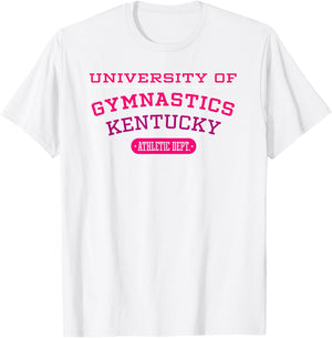 University of Gymnastics KENTUCKY Athletic Dept. T-Shirt - T-Shirt | White