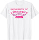 University of Gymnastics KENTUCKY Athletic Dept. T-Shirt - T-Shirt | White