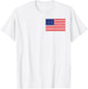 (2 Sides) 1776 2026 Patriotic USA Flag Eagle Freedom 250 T-Shirt - T-Shirt | White