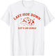 Last Hoe Down Let's Go Girls Bachelorette Cowgirl Bride Hat T-Shirt - T-Shirt | White