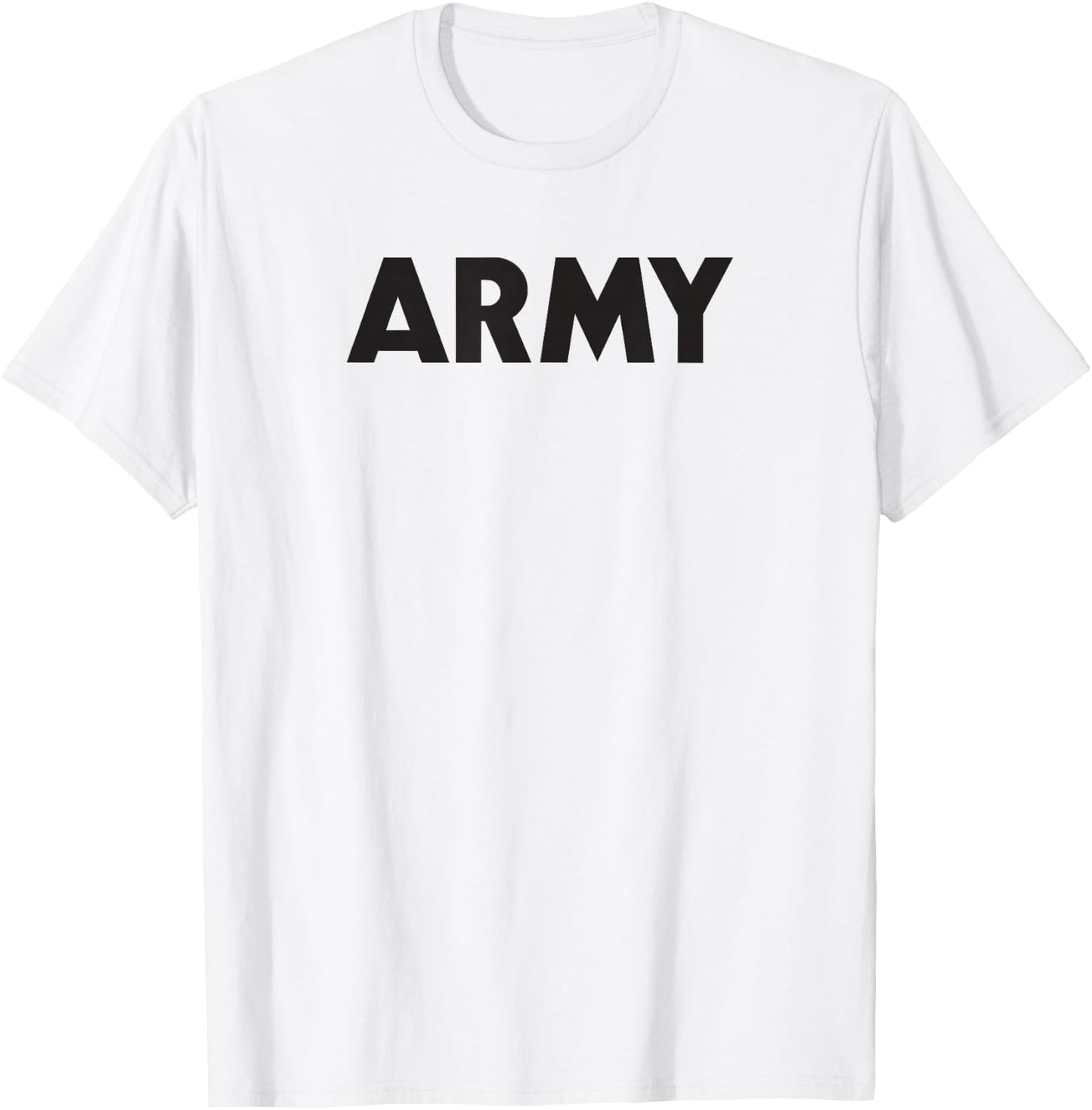 Army PT Style T-Shirt - T-Shirt | White