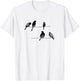 Birds on a wire T-Shirt - T-Shirt | White