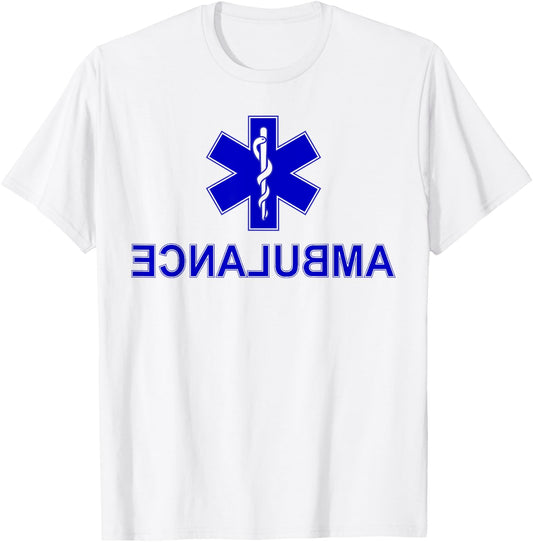 Ambulance Costume Halloween Pretend I'm an Ambulance EMT EMS T-Shirt - T-Shirt | White