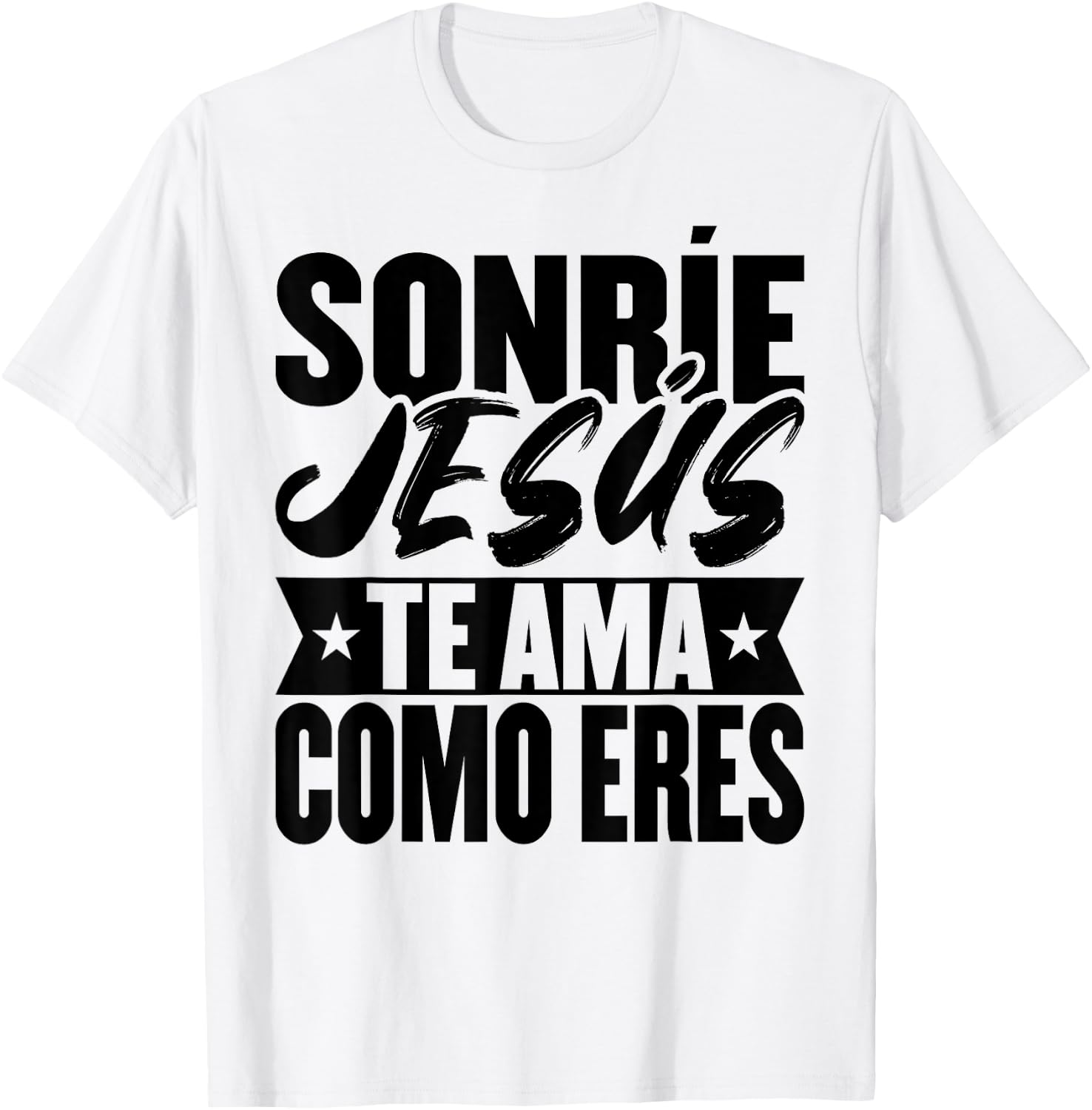 Camisetas Cristianas En Espanol Frases Biblia Jesús Te AMa T-Shirt - T-Shirt | White