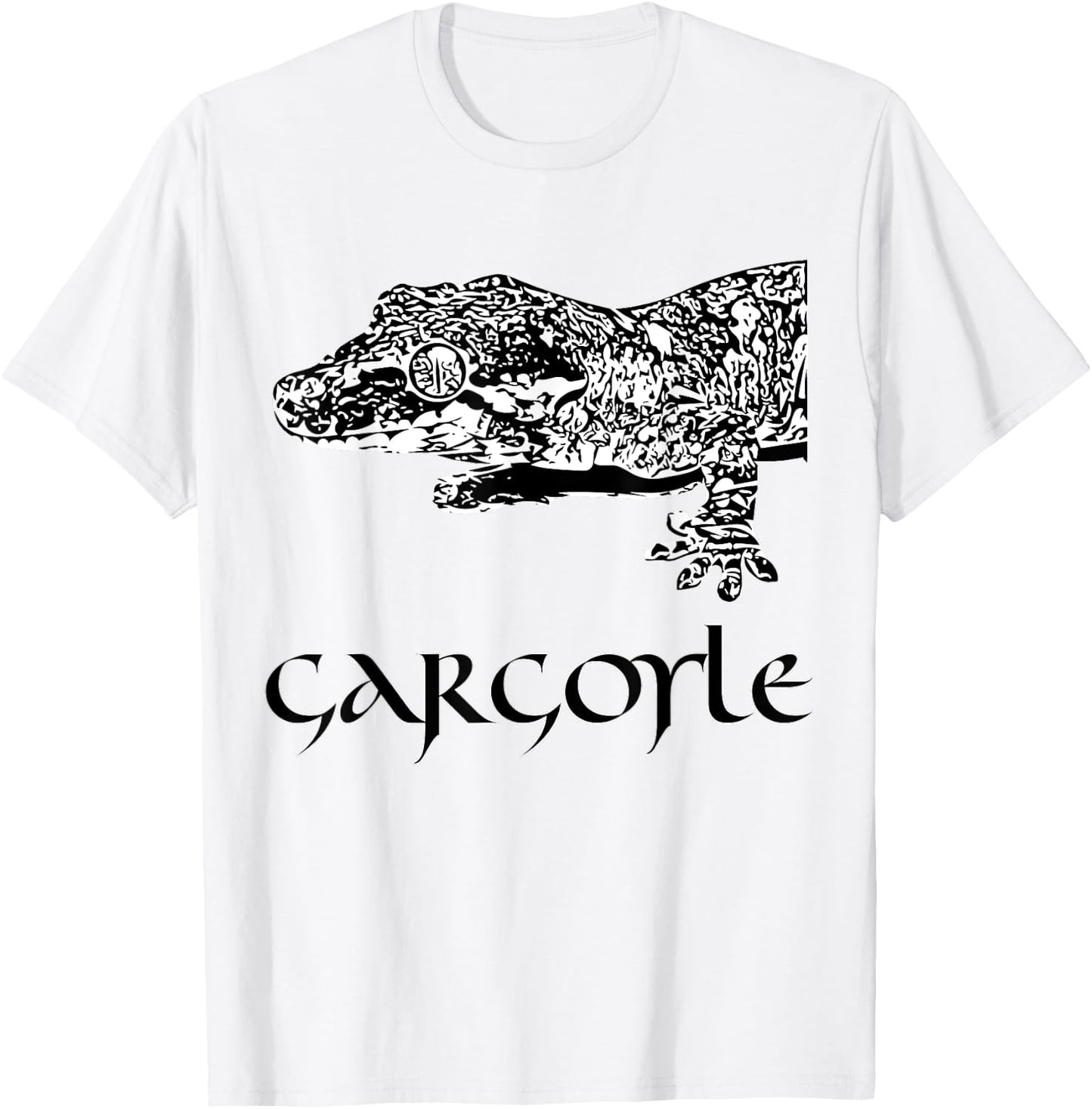Gargoyle Gecko Rhacodactylus Auriculatus T-Shirt - T-Shirt | White