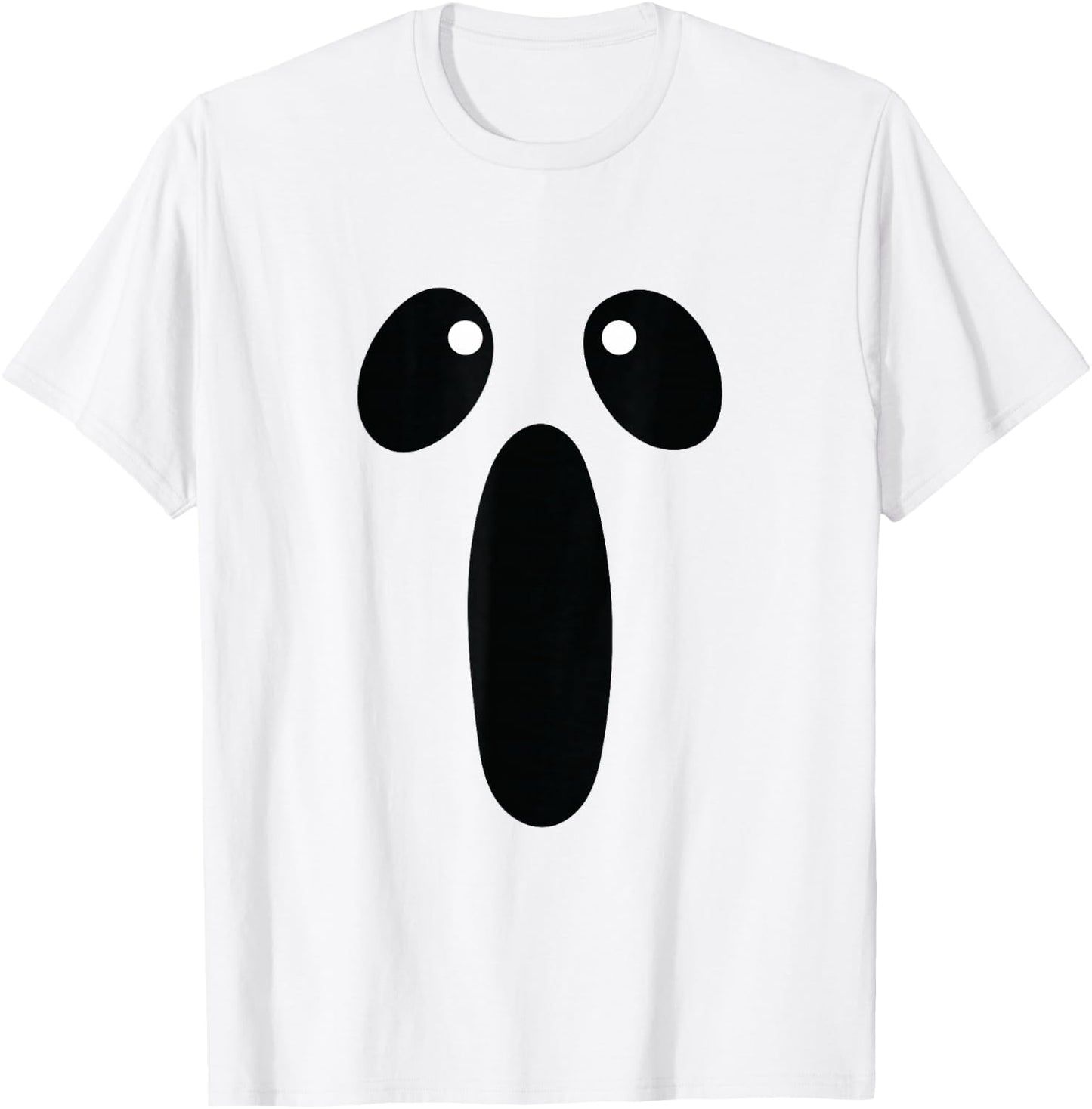 Ghost Halloween Shirt Women Men Ghost Funny Lazy Costume T-Shirt - T-Shirt | White