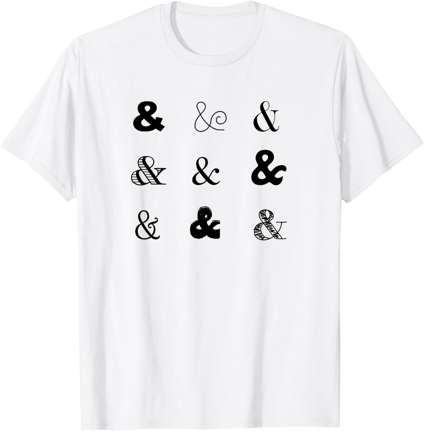JK Typografie Designs Cute Typography - Grey, Small - -Adults T-Shirt - T-Shirt | White
