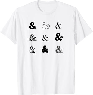 JK Typografie Designs Cute Typography - Grey, Small - -Adults T-Shirt - T-Shirt | White