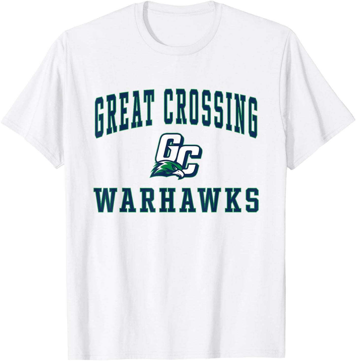 Great Crossing High School Warhawks C1 T-Shirt - T-Shirt | White