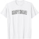 Sleepy Hollow New York Vintage Athletic Sports B&W Print T-Shirt - T-Shirt | White