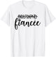 Girlfriend Fiancée Engagement Engaged Couple Matching T-Shirt - T-Shirt | White