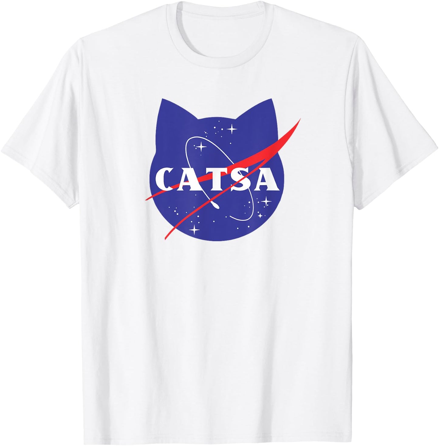 Cat Universe Space CATSA Space Cat Galaxy T-Shirt - T-Shirt | White