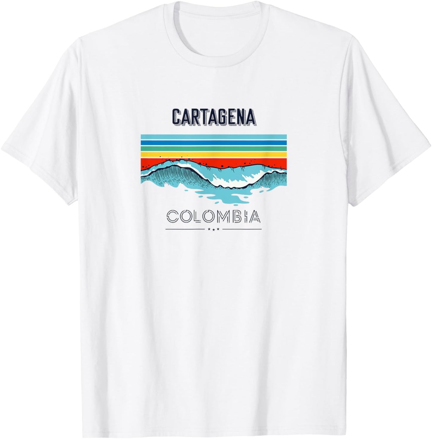 Cartagena Souvenir - Colombia Reminder T-Shirt - T-Shirt | White