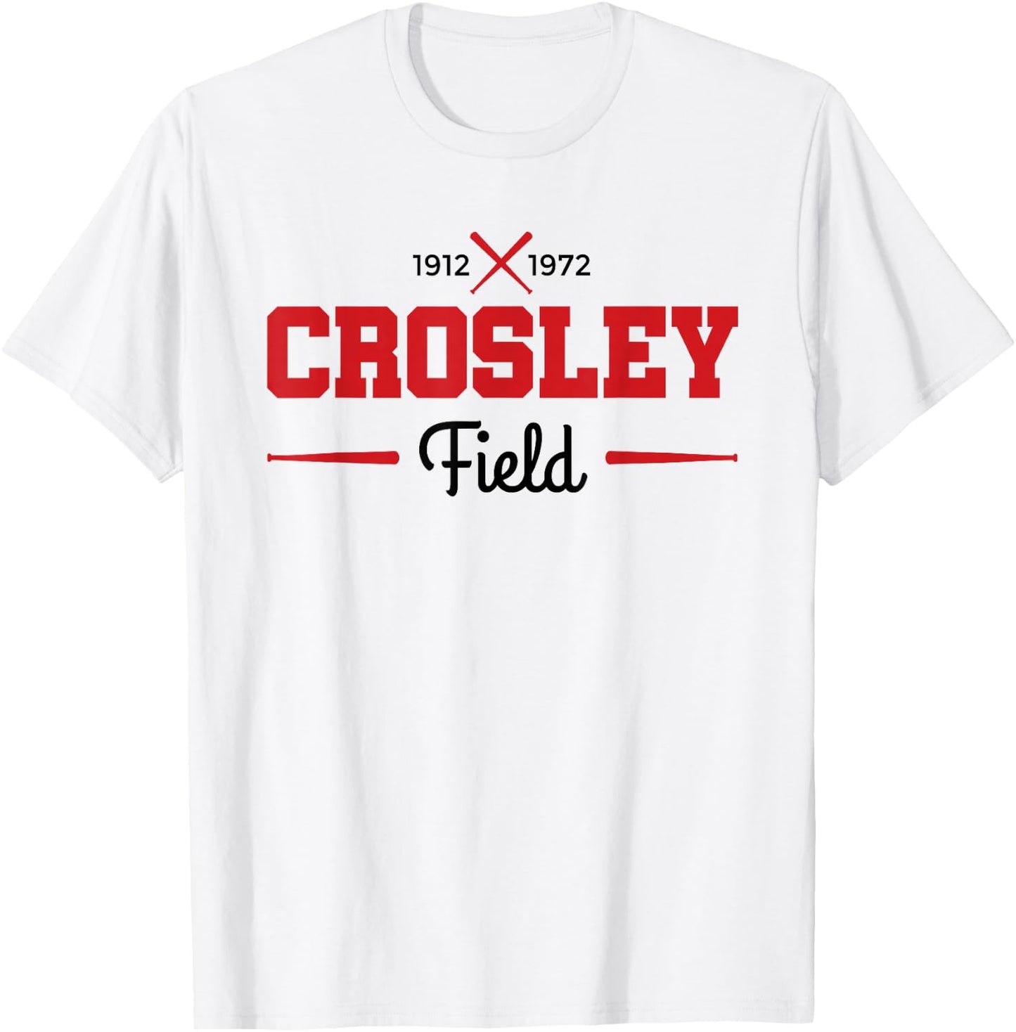 Crosley Field Shirt Retro Cincinnati Baseball T-Shirt - T-Shirt | White
