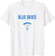 Skydiving Gift Skydiver Parachute Blue Skies design T-Shirt - T-Shirt | White