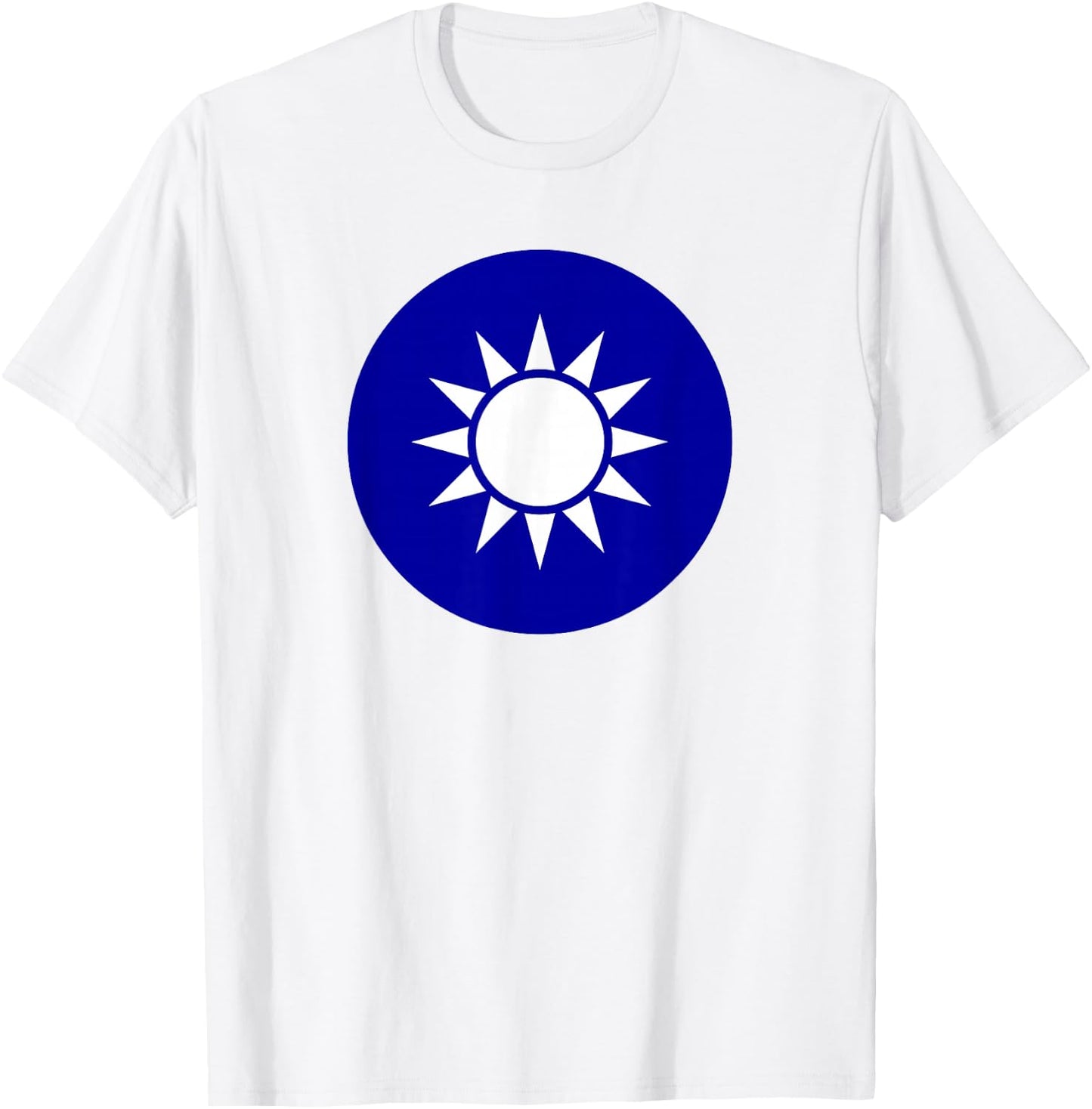 Taiwan Flag Taiwanese Emblem Roundel Taipei T-Shirt - T-Shirt | White