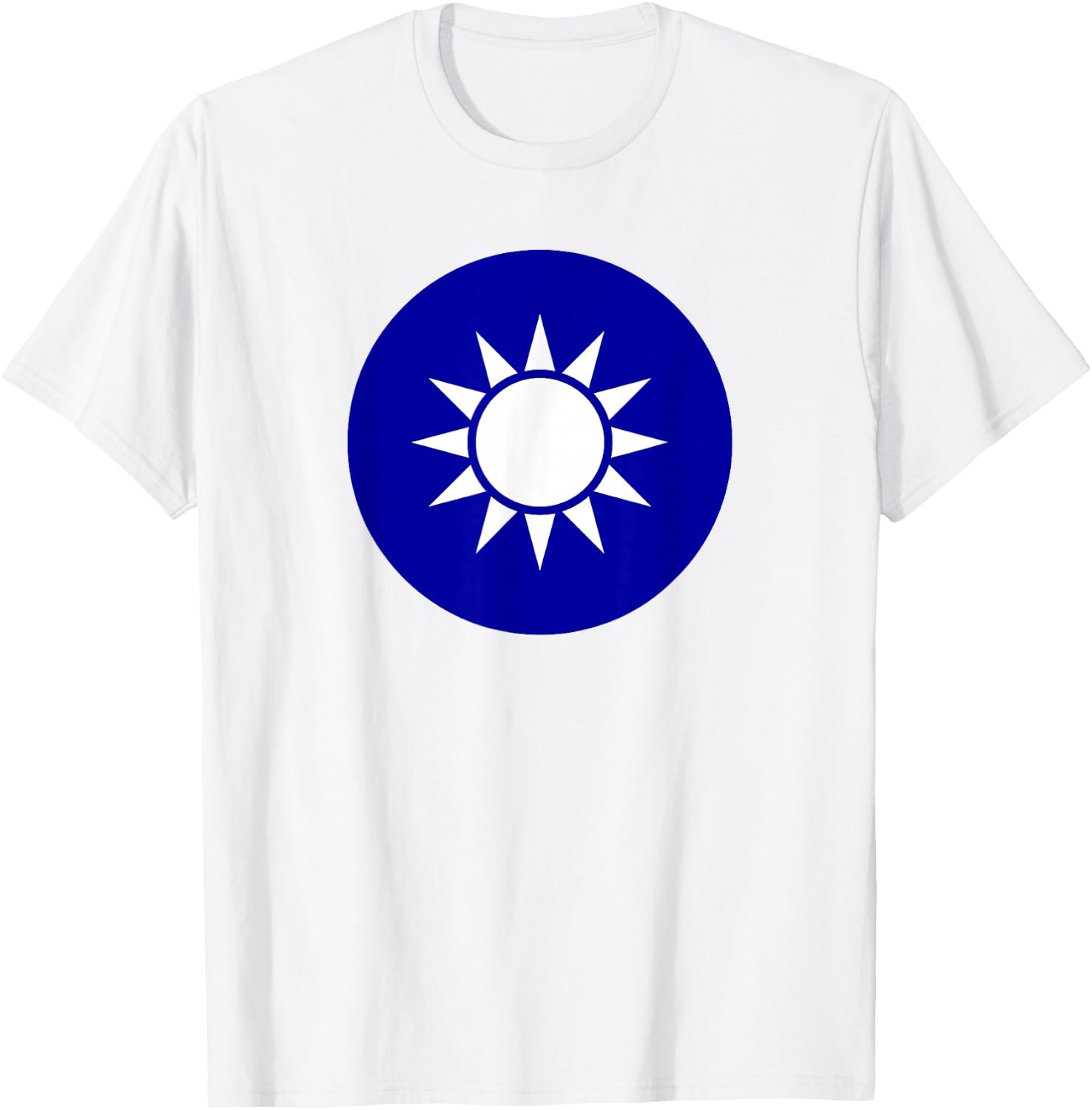 Taiwan Flag Taiwanese Emblem Roundel Taipei T-Shirt - T-Shirt | White