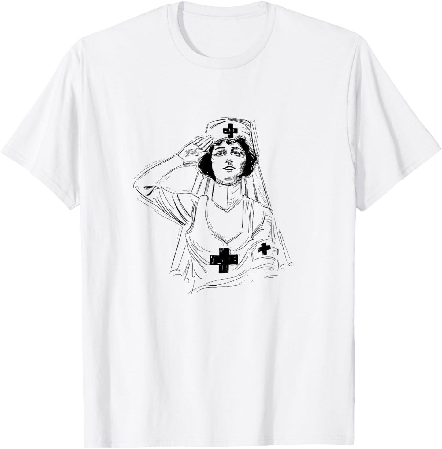 Registered nurse gift - Florence Nightingale nursing nurses T-Shirt - T-Shirt | White