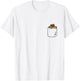 Jumping Spider in Pocket Funny Spider Crazy Lover Gift T-Shirt - T-Shirt | White