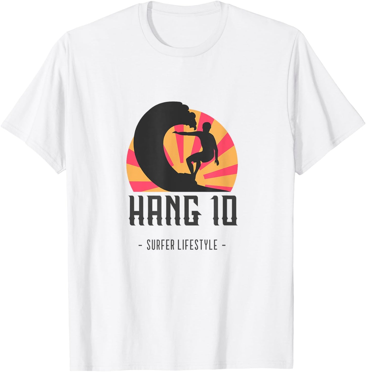 Hang 10 T-Shirt - T-Shirt | White
