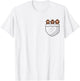 See three wise monkeys, hear no evil animal in the bag T-Shirt - T-Shirt | White
