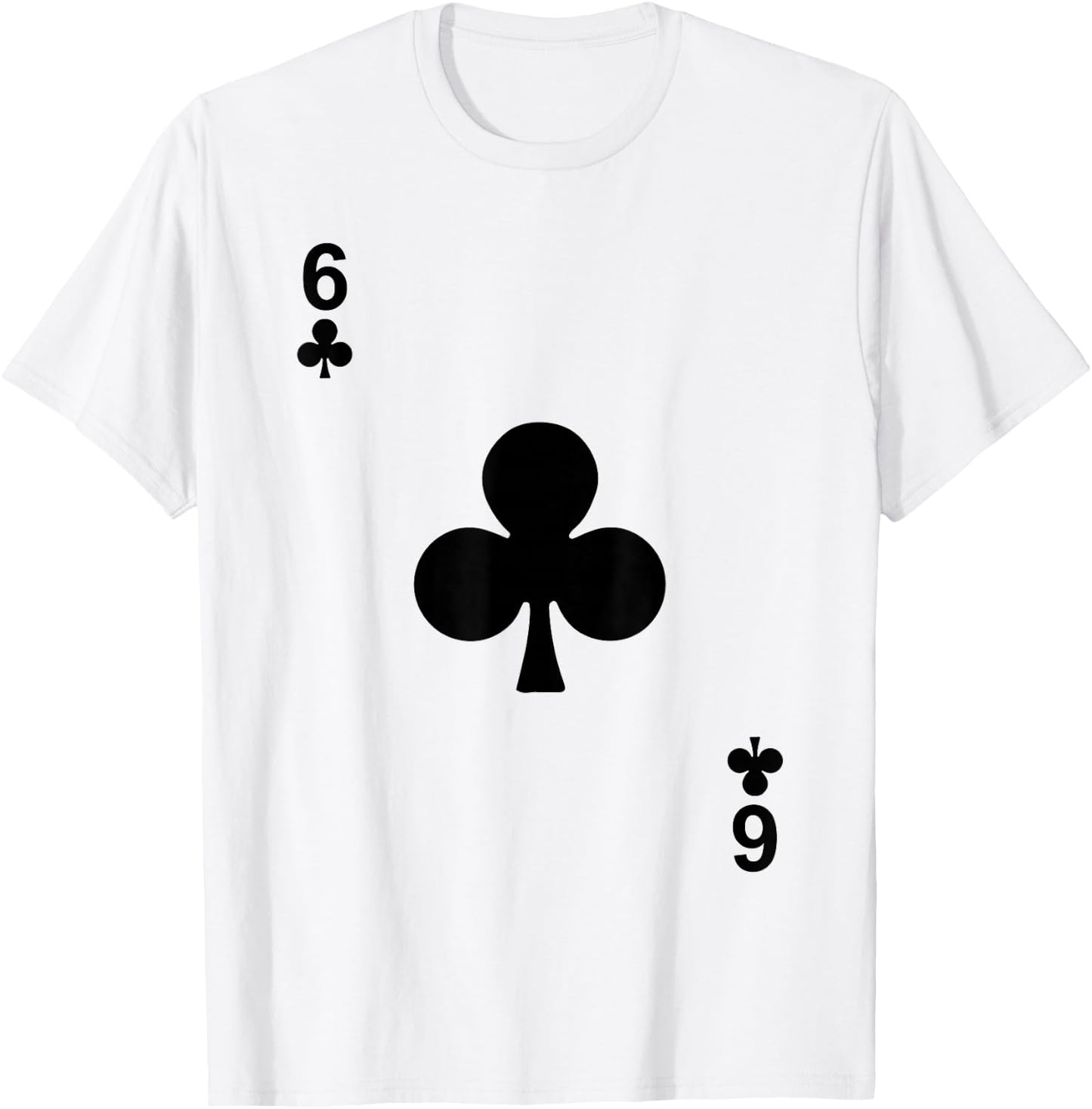 Six of Clubs Blackjack Cards Poker 21 6 Shirt T-Shirt - T-Shirt | White