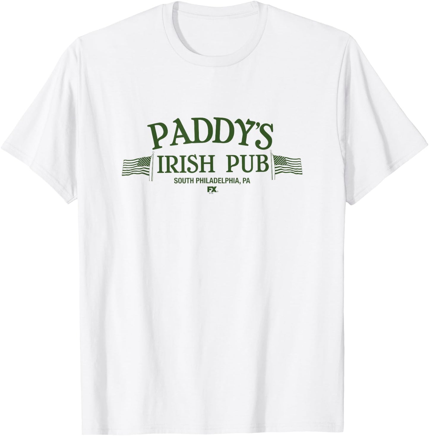 It's Always Sunny in Philadelphia Paddy's Irish Pub TV Show T-Shirt - T-Shirt | White