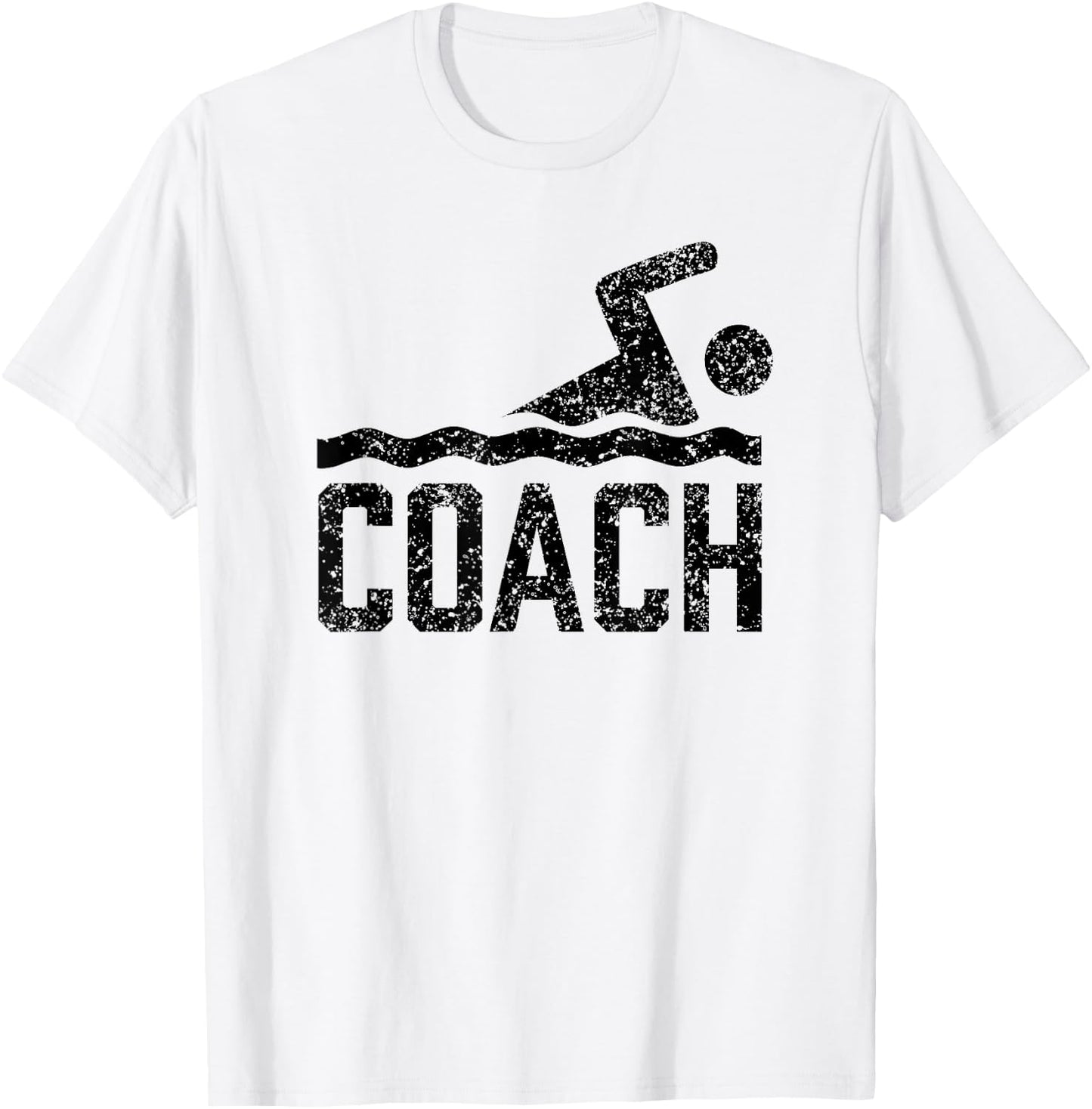 Swimming Coach Trainer Instructor Swimmer T-Shirt - T-Shirt | White