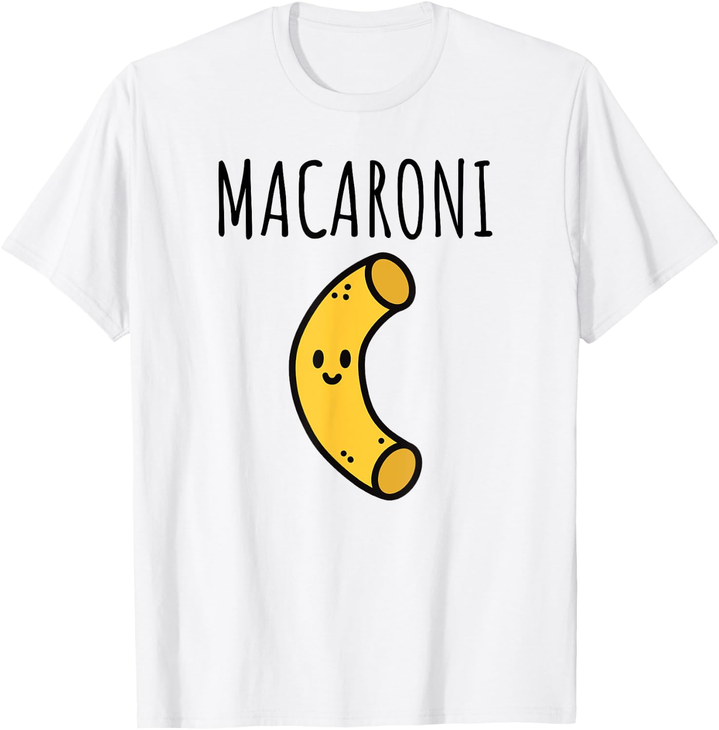 Macaroni Cheese Matching Couple Costume BFF Halloween Funny T-Shirt - T-Shirt | White
