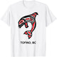 Tofino BC Canada Native Fishermen Tribal Orca Killer Whales T-Shirt - T-Shirt | White