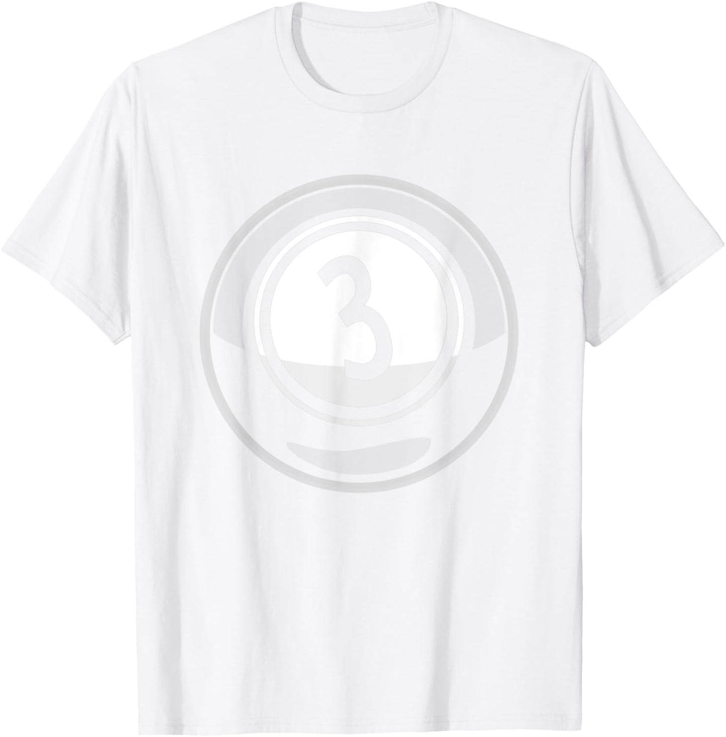 Matching Halloween Costume Set Billiard Balls 3 Ball T-Shirt - T-Shirt | White