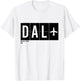 DAL Dallas Texas USA Airport Code International Travel T-Shirt - T-Shirt | White