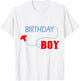 Airplane Birthday Boy Party Theme, airplane Matching Family T-Shirt - T-Shirt | White
