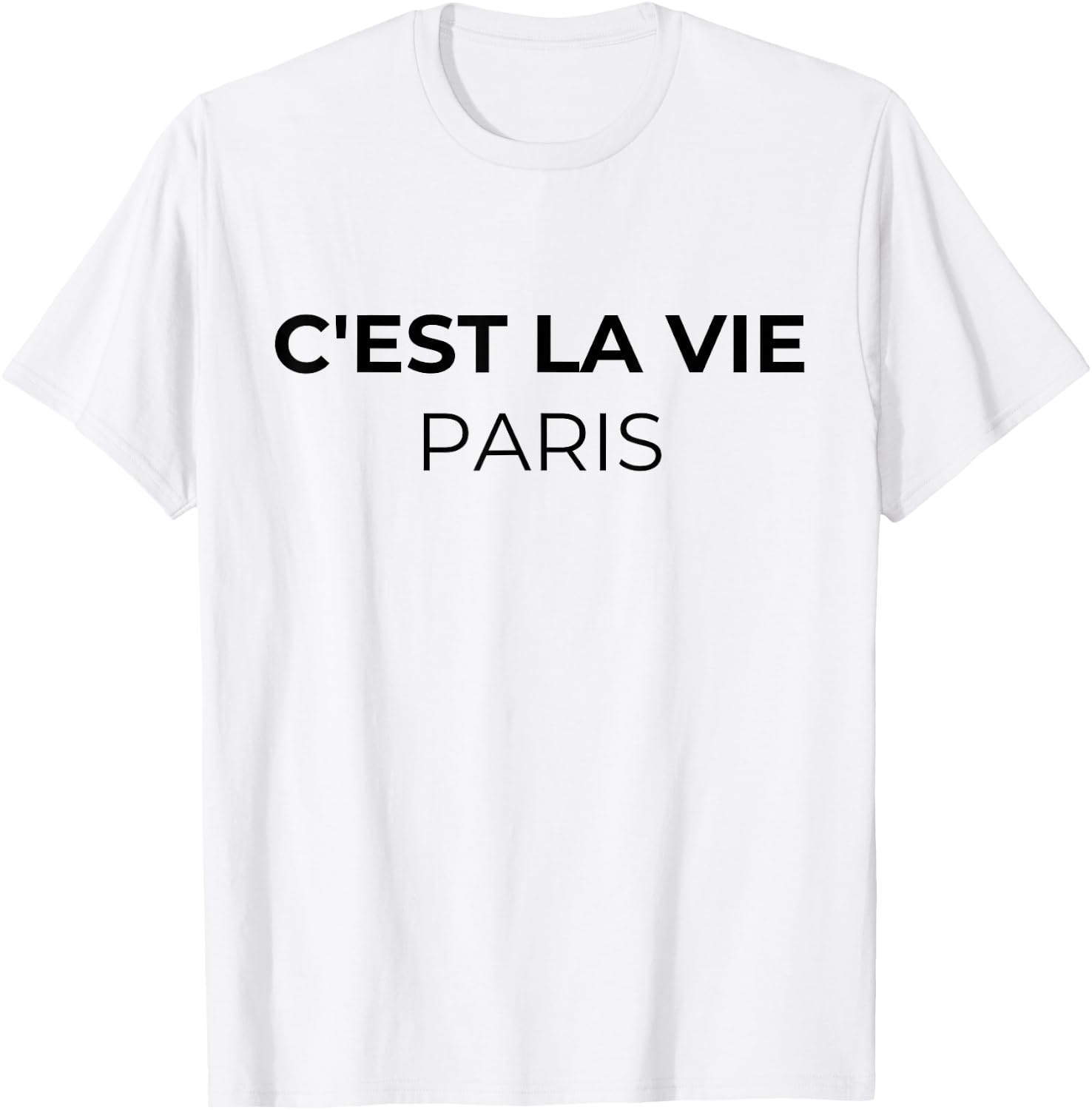 France Paris French lovers C'est la vie Paris T-Shirt - T-Shirt | White