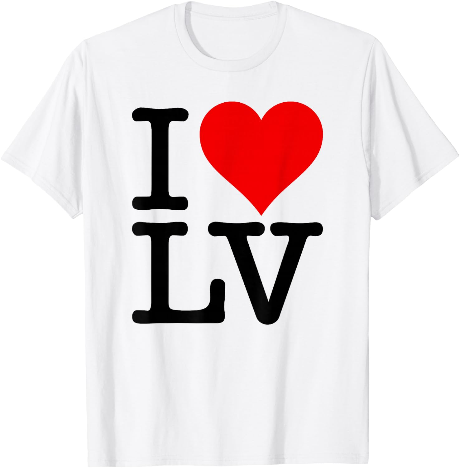 I Love Heart Las Vegas Nevada Lv T-Shirt - T-Shirt | White